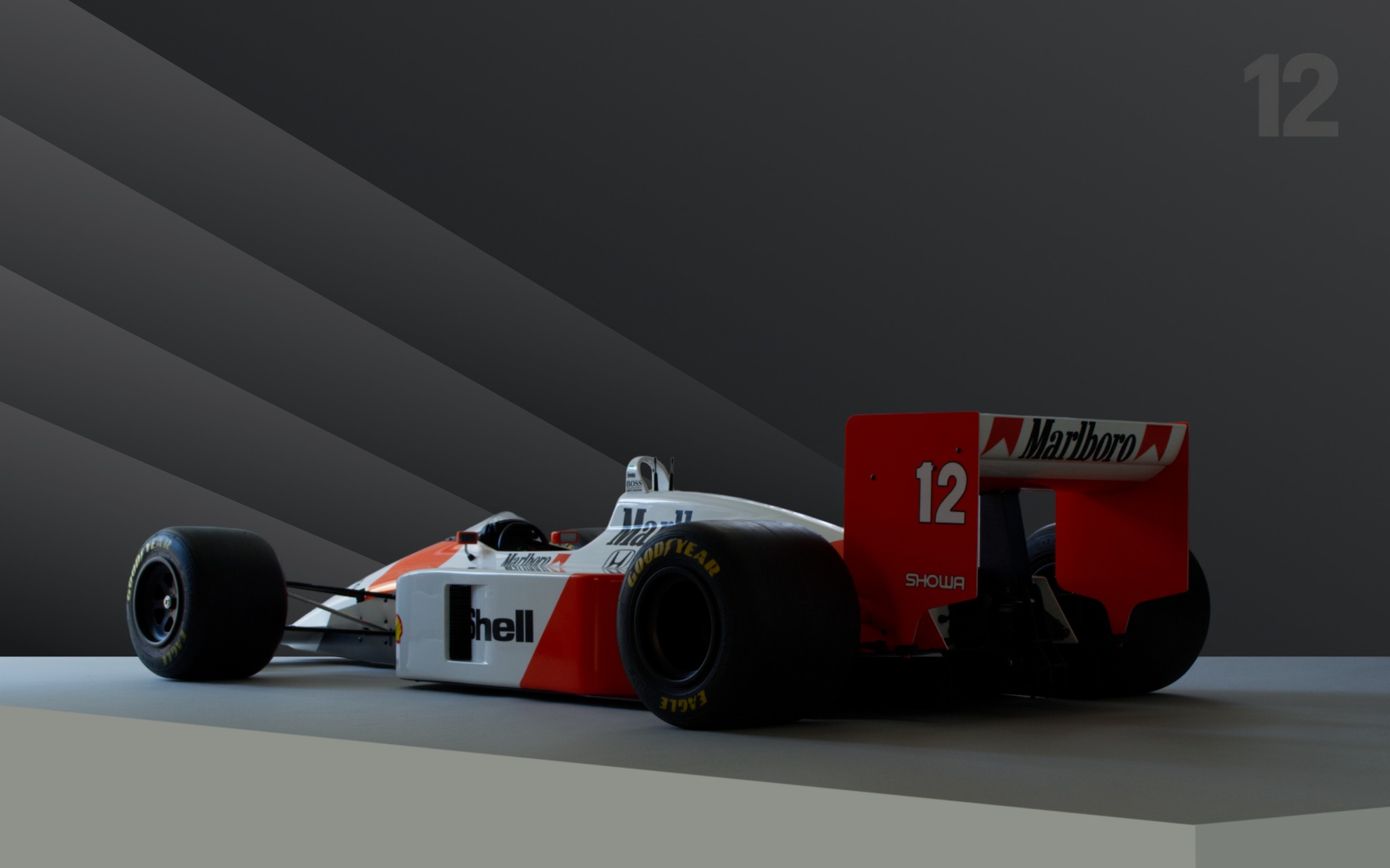 Project 01 rear three-quarter view